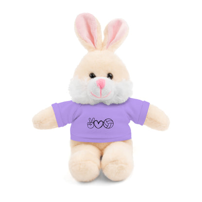 Cute Volleyball Teddy Bear with Tee, Stuffed Animal Gift