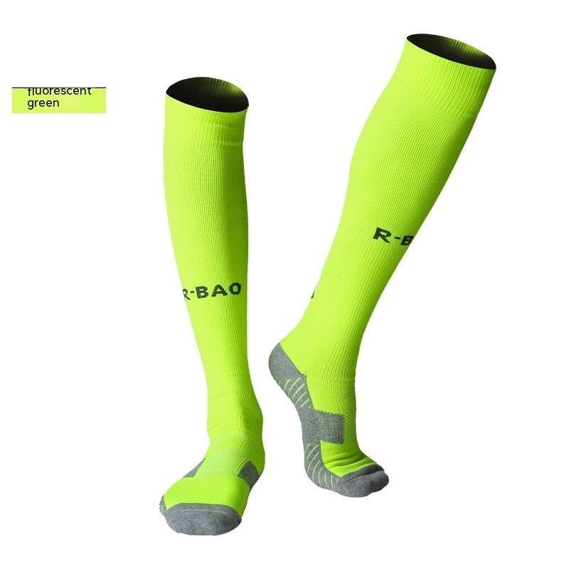 Towel Bottom Long Soccer Socks – Ankle Support & Calf Protection - HOPE Athlete Apparel & Wellness 