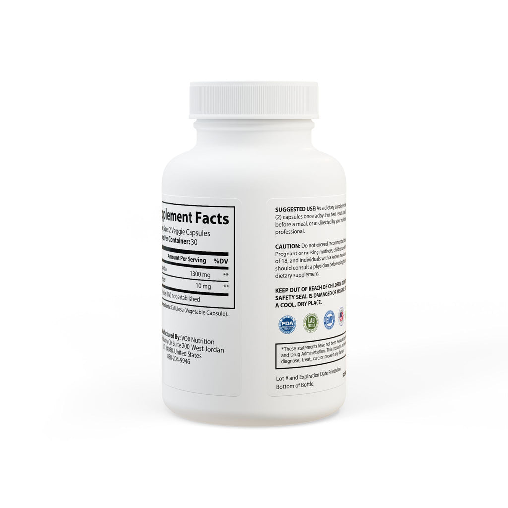 Ashwagandha and Black Pepper Supplement (60 capsules) - HOPE Athlete Apparel and Wellness