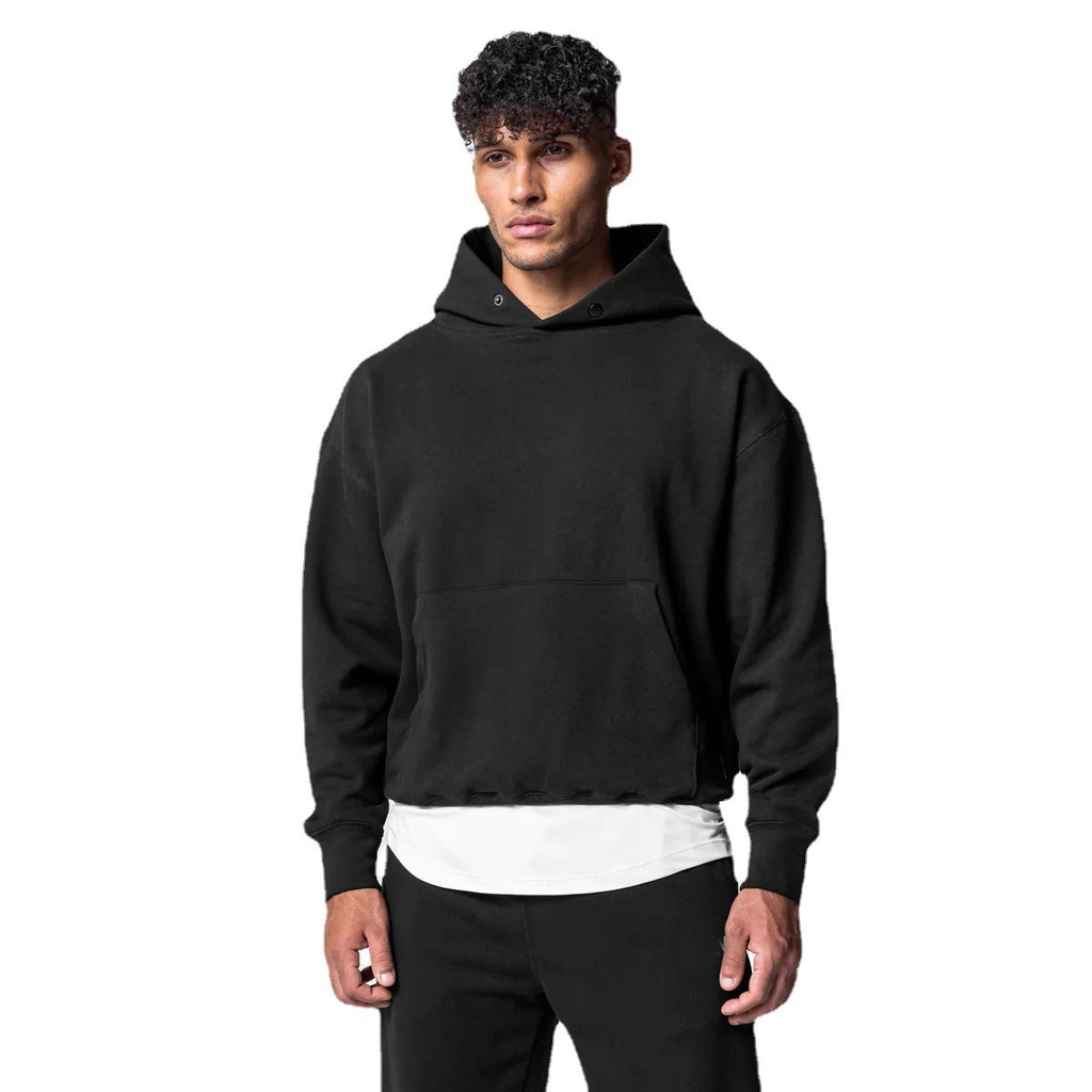 Men's Thick Cotton Hoodies Training Sets Casual Sports Kits Pullover Hooded Top With Pants Sweatshirts Gym Running Tracksuits - HOPE Athlete Apparel and Wellness