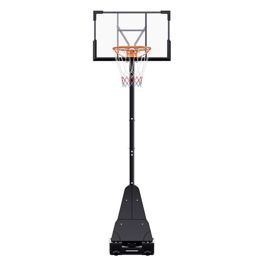 Adjustable Basketball Hoop - Portable Basketball Stand 7.55-10.00 Ft with PC Backplate, Large Base & Wheels