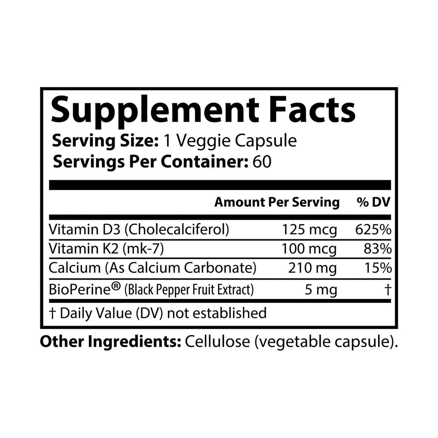 Vitamin K2 + D3 Supplement | Exercise Performance & Muscle Function