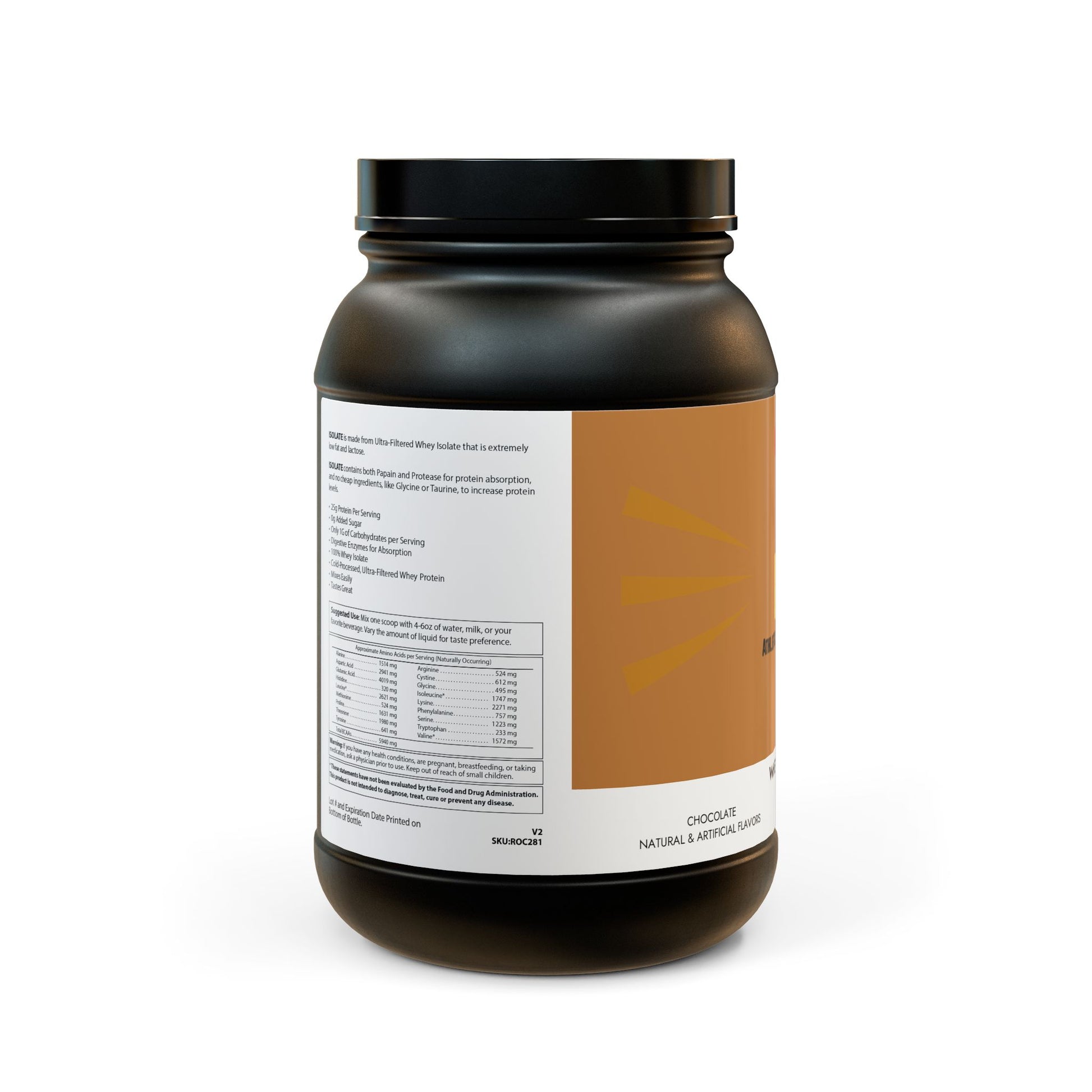 Whey Isolate Protein Supplement (907g, 2lb) - HOPE Athlete Apparel and Wellness