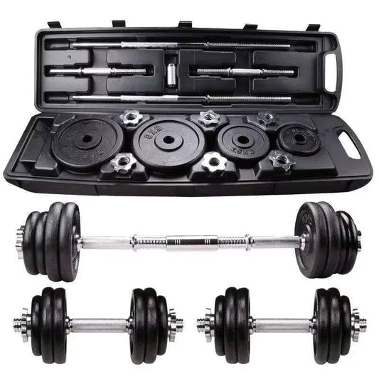 Adjustable Dumbbells Set for Home Weightlifting with Storage Box - Versatile Strength Training Solution -