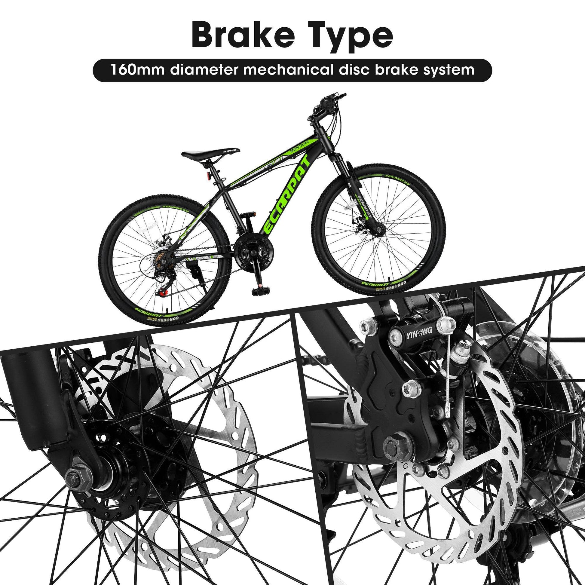A24299 24-Inch Mountain Bike – Aluminum Frame, Shimano 21-Speed - HOPE Athlete Apparel and Wellness