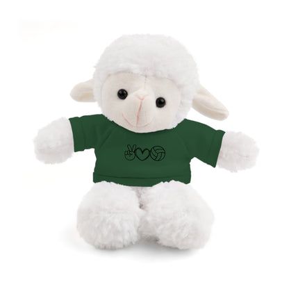 Cute Volleyball Teddy Bear with Tee, Stuffed Animal Gift