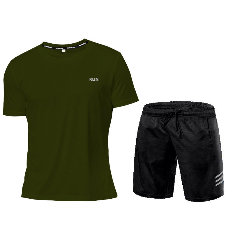 Men's Breathable Athletic Wear Sportswear Running Suit