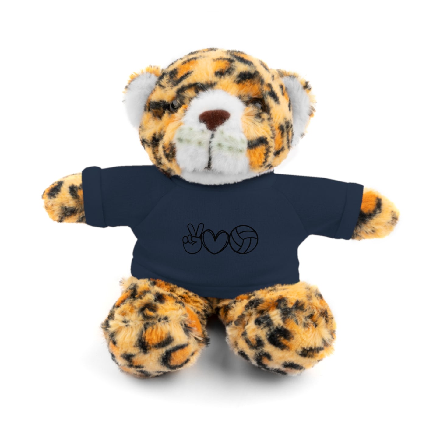 Cute Volleyball Teddy Bear with Tee, Stuffed Animal Gift