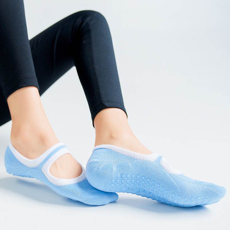 Non-Slip Gym Socks for Indoor Floor Grip with Open-Back Design - HOPE Athlete Apparel & Wellness 