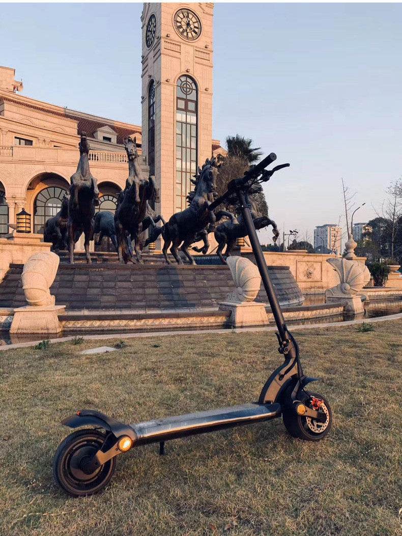 9 Inch Wide Tire Folding Scooter - Electric Scooter - HOPE Athlete Apparel and Wellness
