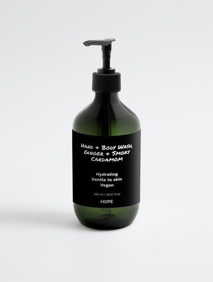 Hand and Body Wash, Ginger & Smoky Cardamom