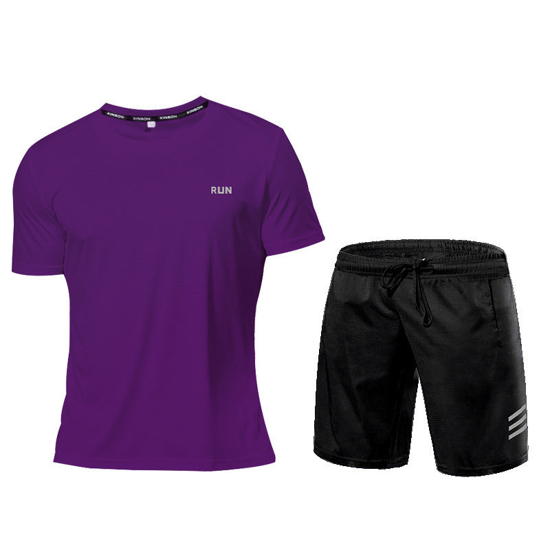 Men's Breathable Athletic Wear Sportswear Running Suit
