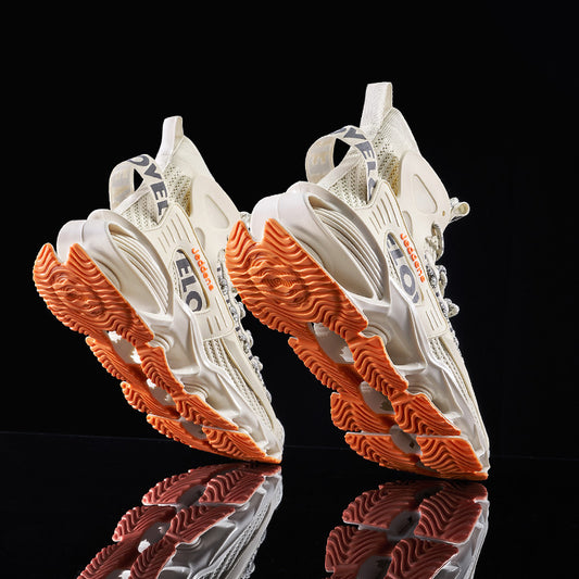 Elevate Your Style - Men's Thick-Soled Basketball Sneakers