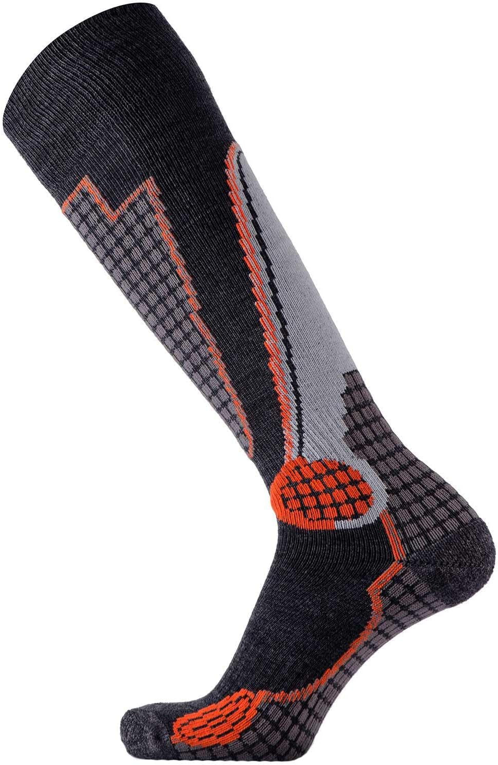 High Performance Wool Ski Socks - Thermal Warm Merino Wool OTC Sock, Men Women