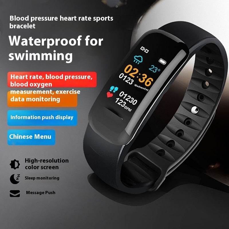 C1 Blood Pressure Heart Rate Waterproof Smart Watch - HOPE Athlete Apparel & Wellness 