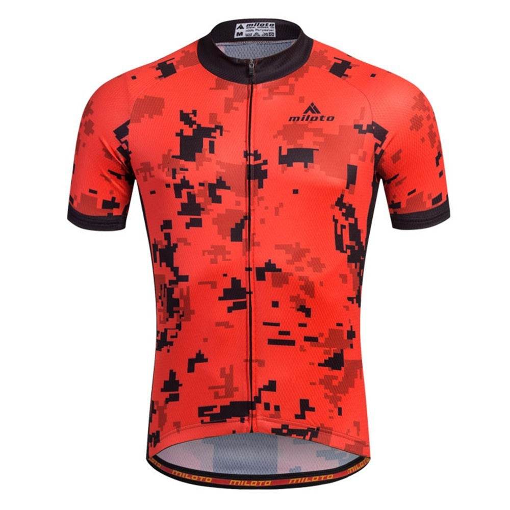 Men's Cycling Wear Mountain Road Bike Wear Short Jacket Breathable And Quick-Drying Summer Short Sleeves