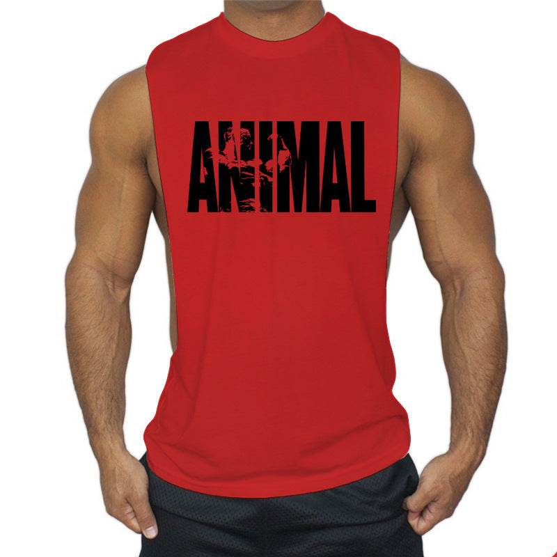 Men's Printed Sports Vest - Cotton Fitness Bodybuilding Waistcoat - HOPE Athlete Apparel and Wellness