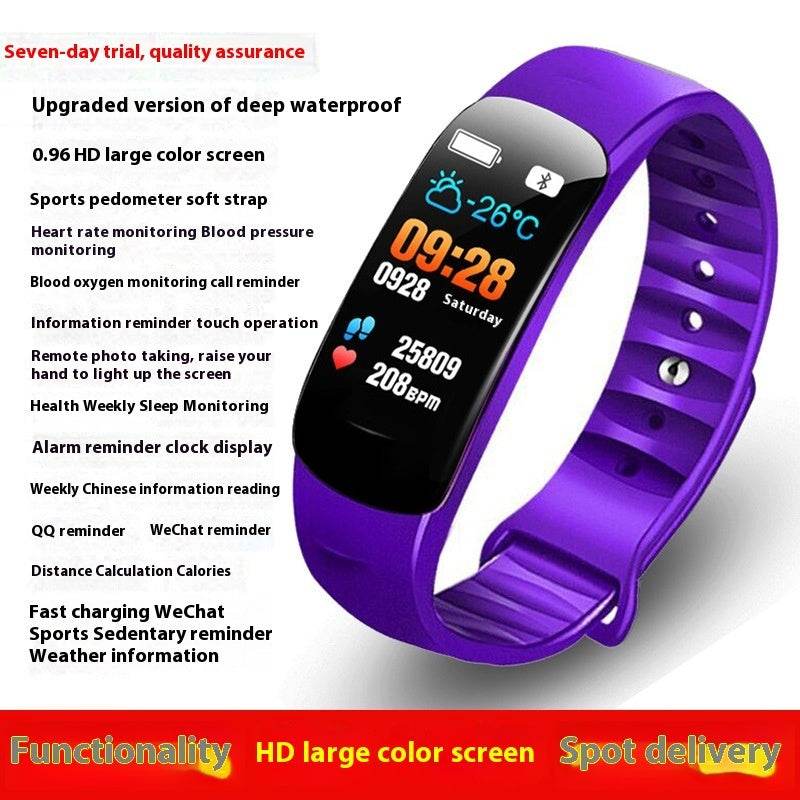 C1 Blood Pressure Heart Rate Waterproof Smart Watch - HOPE Athlete Apparel & Wellness 