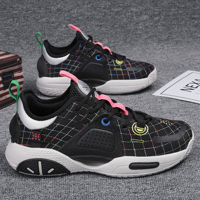 Cotton Candy Basketball Shoes - Sweet Style for Men
