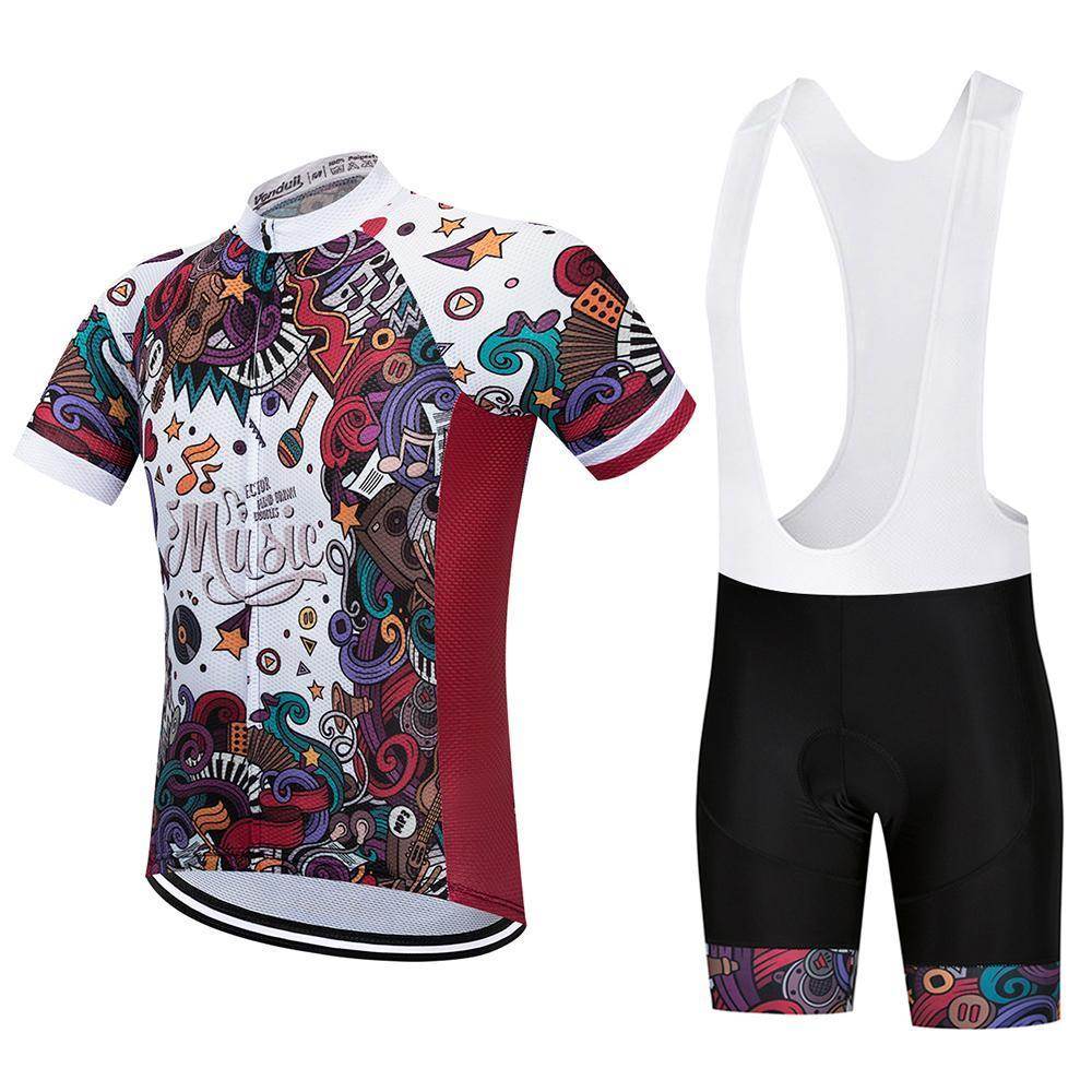 Men's Cycling Set - Music - HOPE Athlete Apparel & Wellness 