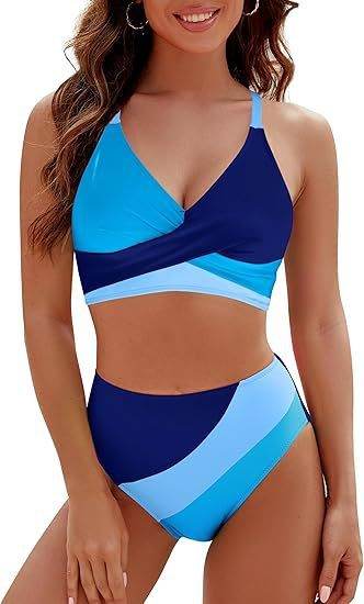 Split Suit Color Matching Lace Bikini