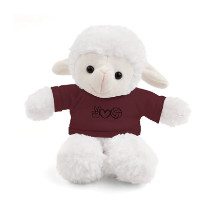 Cute Volleyball Teddy Bear with Tee, Stuffed Animal Gift