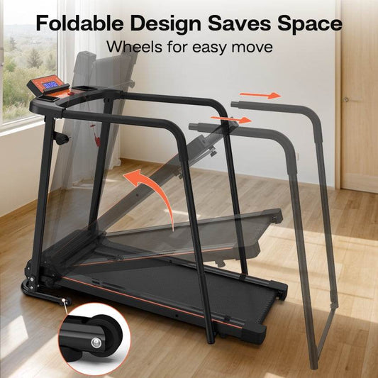 Rehabilitation Treadmill for Seniors - 2.5HP Motor with 12 Safe Recovery Programs -