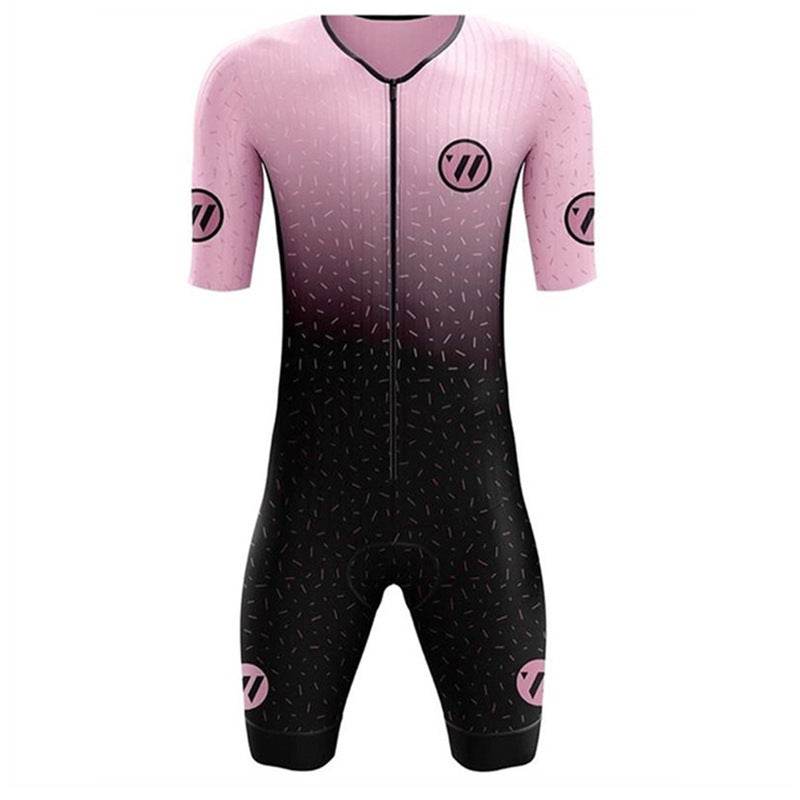 Triathlon One Piece Cycling Short Sleeve