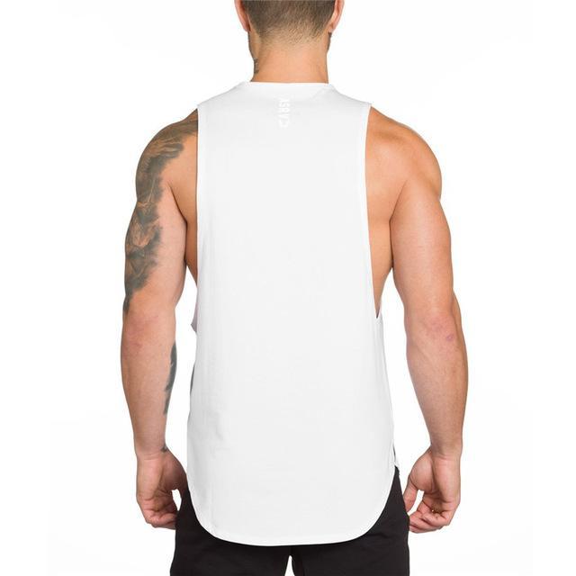 Men's Long Tank Top - Muscle Workout T-Shirt for Bodybuilding & Gym - HOPE Athlete Apparel and Wellness