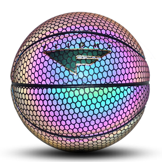 Colorful Reflective Basketball for Indoor and Outdoor Play
