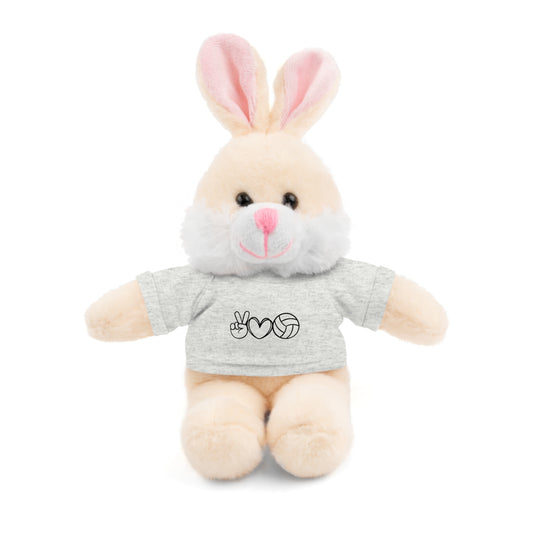 Cute Volleyball Teddy Bear with Tee, Stuffed Animal Gift