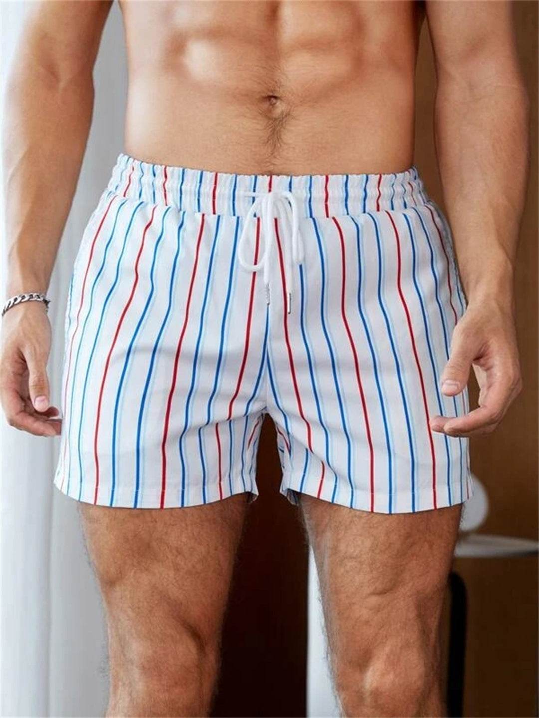 Men's Striped Shorts - Basic and Digital Printed Designs for Style and Comfort - HOPE Athlete Apparel & Wellness 