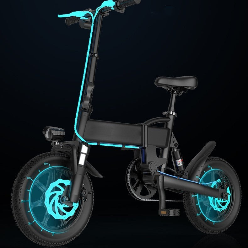 14 Inch Electric Bicycle - Folding E-Bike with 250W Motor - HOPE Athlete Apparel and Wellness