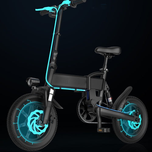 14 Inch Electric Bicycle - Folding E-Bike with 250W Motor