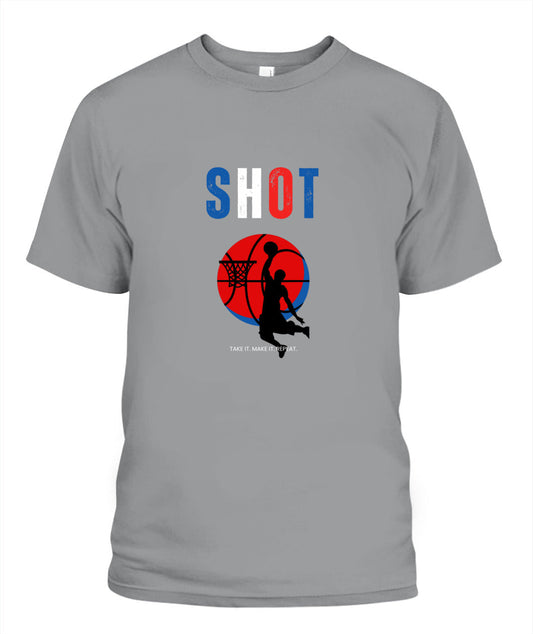 Men's Basketball Shot T-Shirt | Gildan 5000