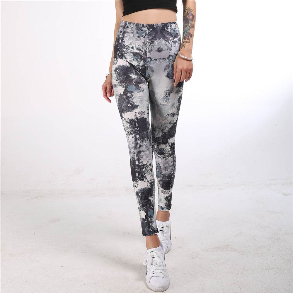 Doodle sport yoga pants - HOPE Athlete Apparel and Wellness