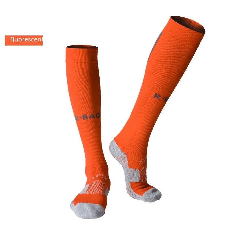 Towel Bottom Long Soccer Socks – Ankle Support & Calf Protection - HOPE Athlete Apparel & Wellness 