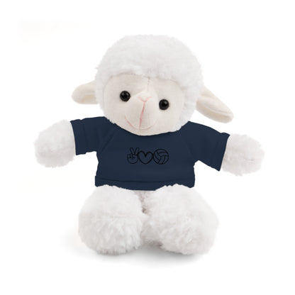 Cute Volleyball Teddy Bear with Tee, Stuffed Animal Gift