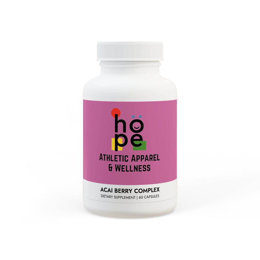 Acai Berry Complex Supplement (60 Capsules) - HOPE Athlete Apparel & Wellness 