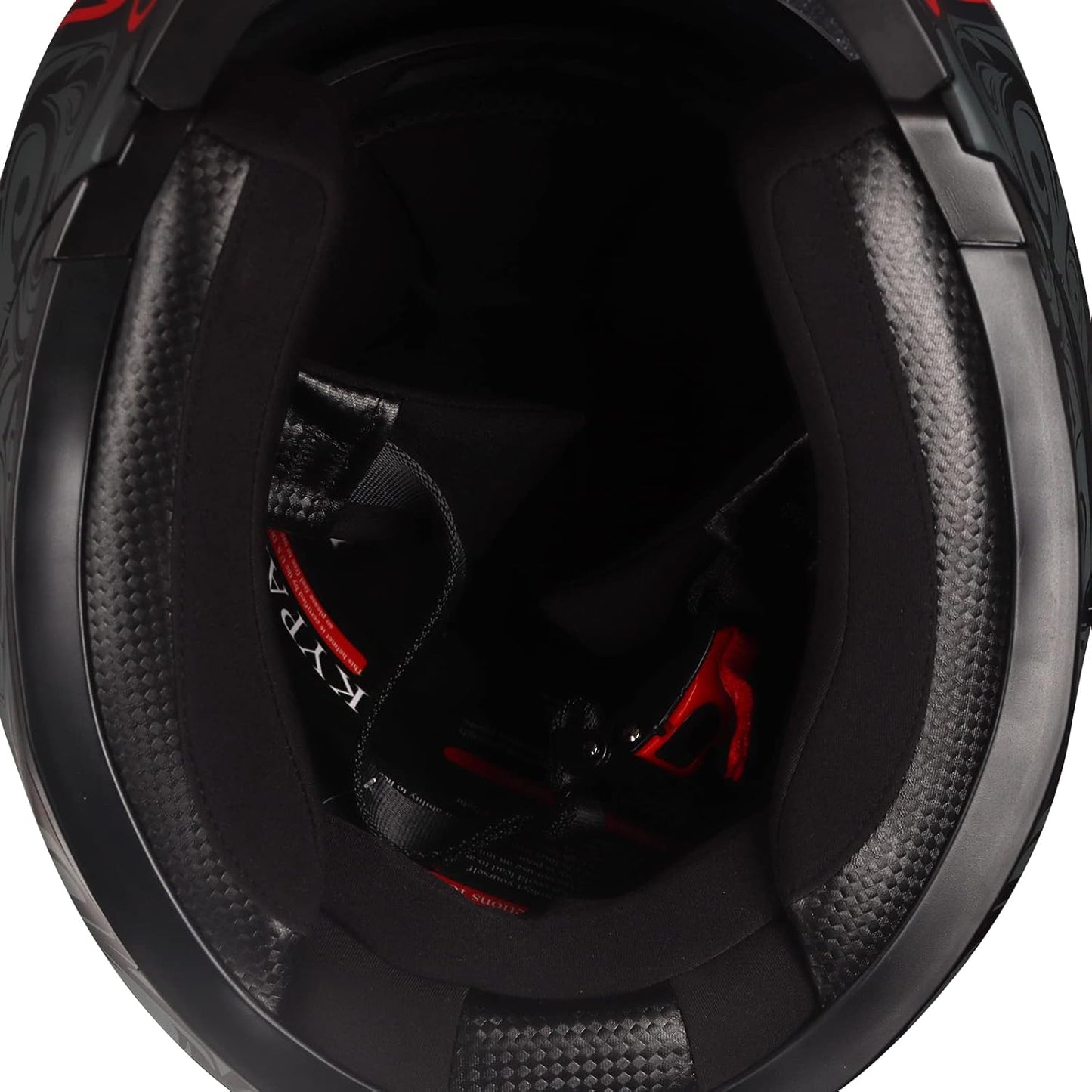 Full Face Motorcycle Helmet with Internal Tinted Visor & DOT Approved for Moped ATV Cruiser Scooter (Matt Red, Large)