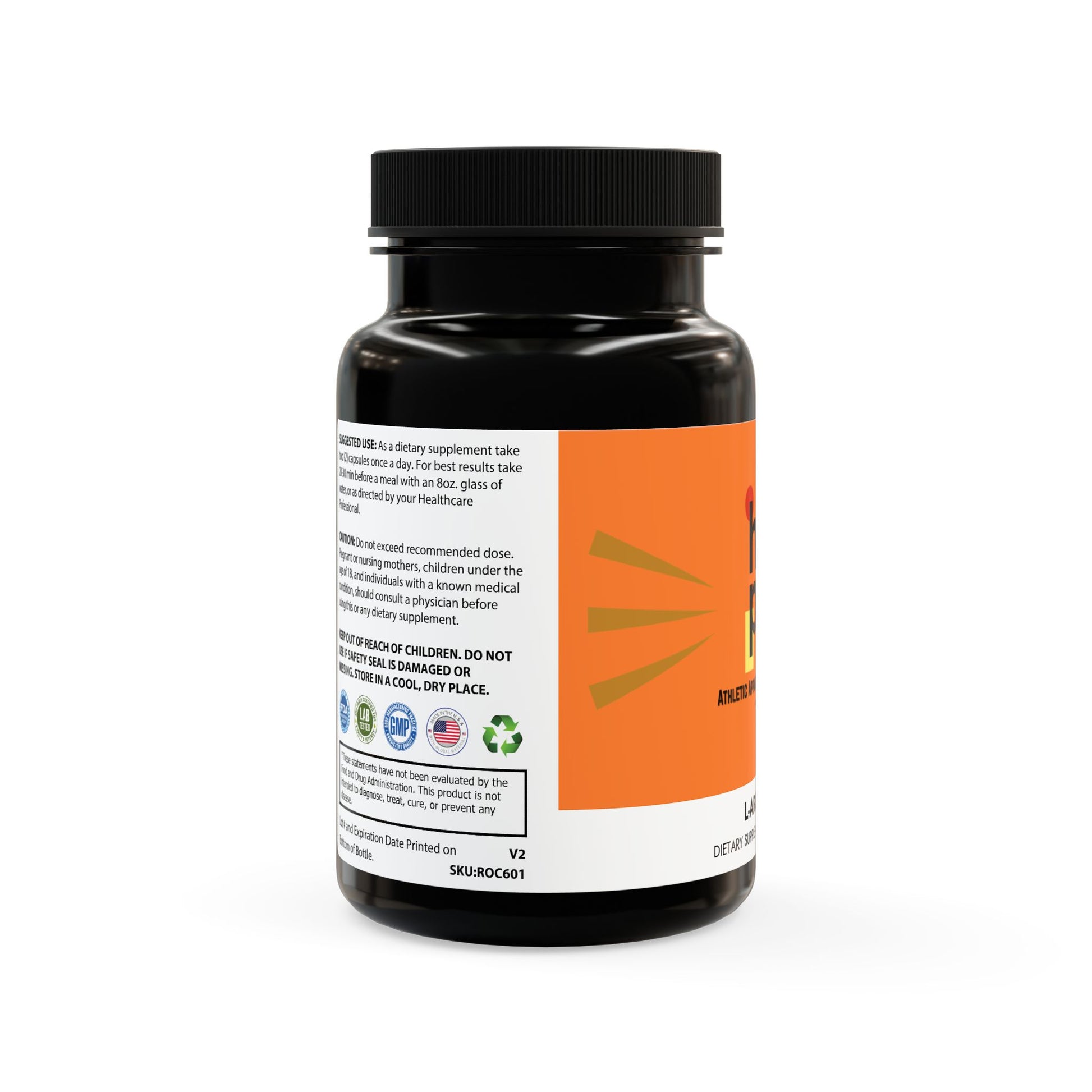 L-Arginine Supplement (60 Capsules) - HOPE Athlete Apparel and Wellness