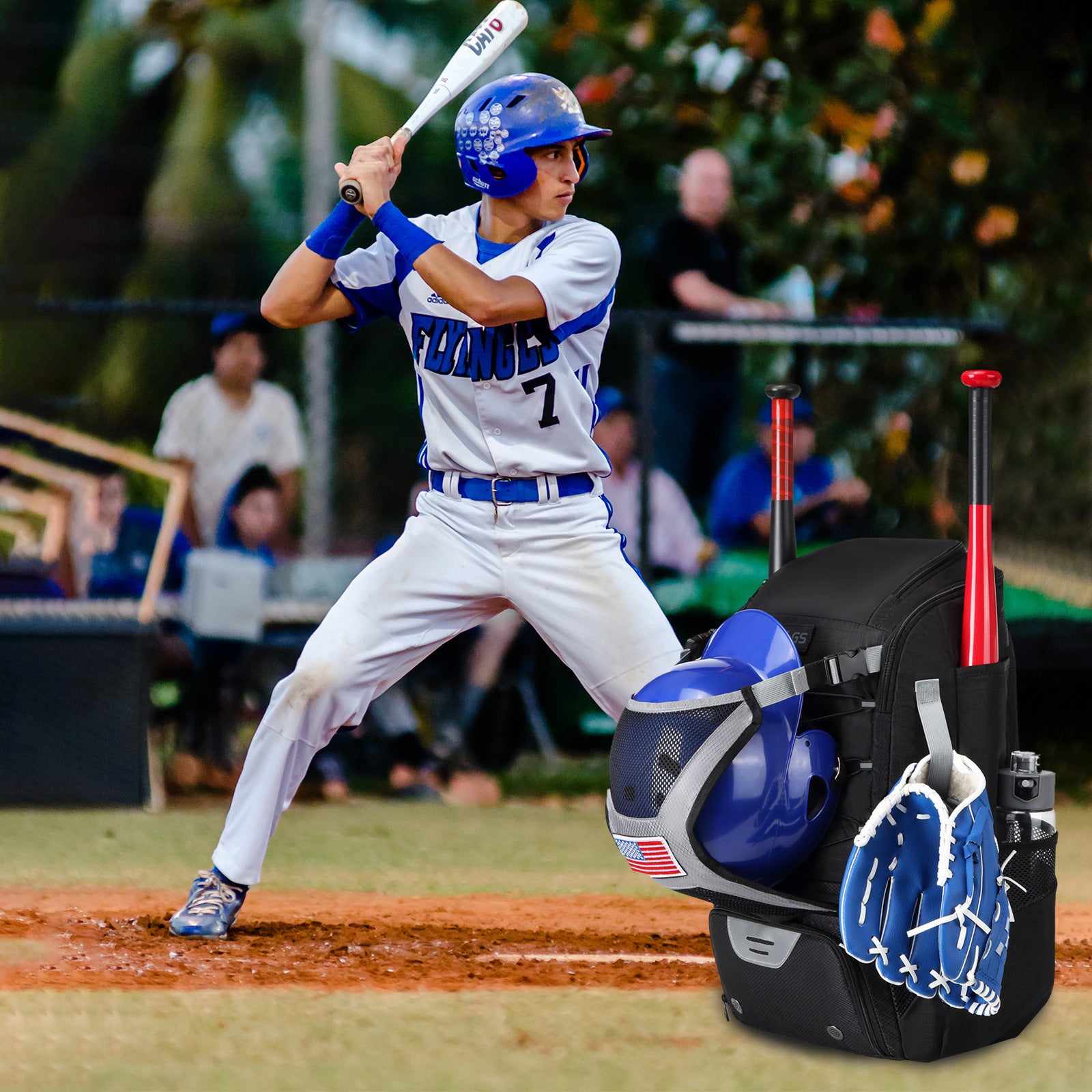 Baseball Equipment Backpack - Large Capacity Portable Multifunctional Bag - HOPE Athlete Apparel and Wellness