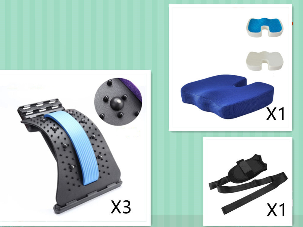 Lumbar Traction Device - Back Pain Relief & Lumbar Support