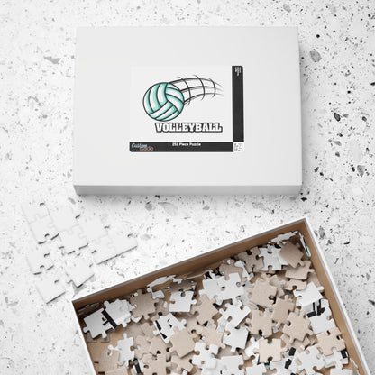 Volleyball Puzzle, Fun Family Game, Team Sports Gift, Indoor Activity, Unique Decoration, Volleyball Lover Gift, Challenge Your Mind