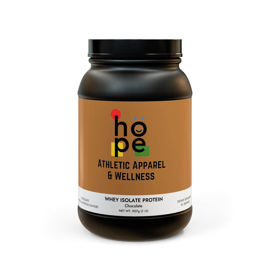 Whey Isolate Protein Supplement 907g - Pure Whey Isolate Protein for Muscle Growth - HOPE Athlete Apparel & Wellness 