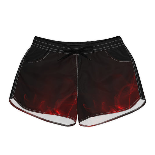 Women's Athletic Shorts Red Smoke | Moisture-Wicking & Breathable Fitness Gear
