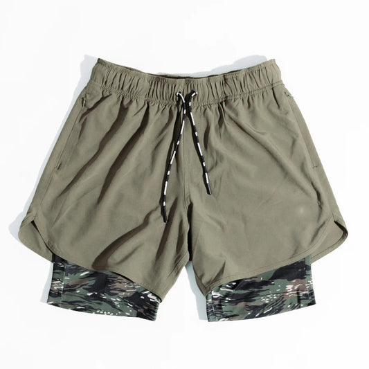 Gym Pants - Outdoor Style with Zip Pocket & Double Layer
