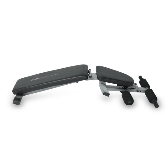 Strength Adjustable Workout Bench - 600 Lb Capacity, Black & Gray -