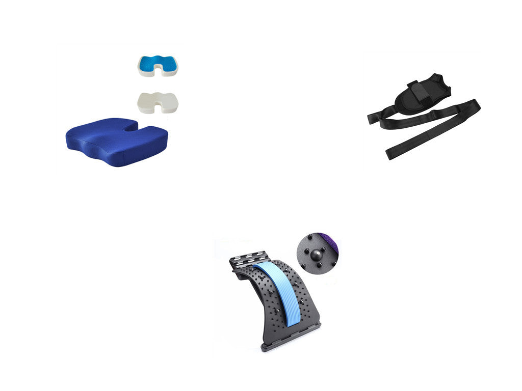 Lumbar Traction Device - Back Pain Relief & Lumbar Support
