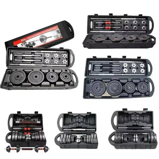 Adjustable Dumbbells Set for Home Weightlifting with Storage Box - Versatile Strength Training Solution -